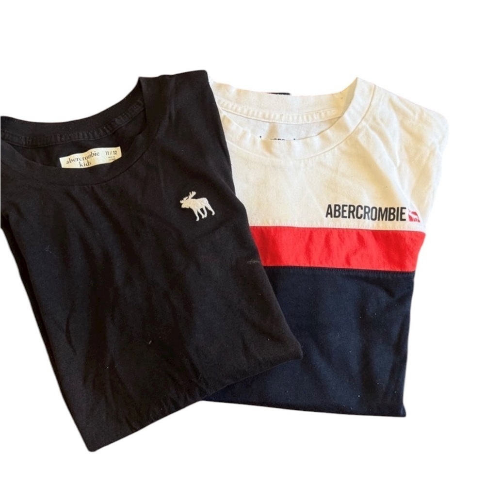 Bundle of 2 Abercrombie & Fitch Kids T-Shirts Size 11/12